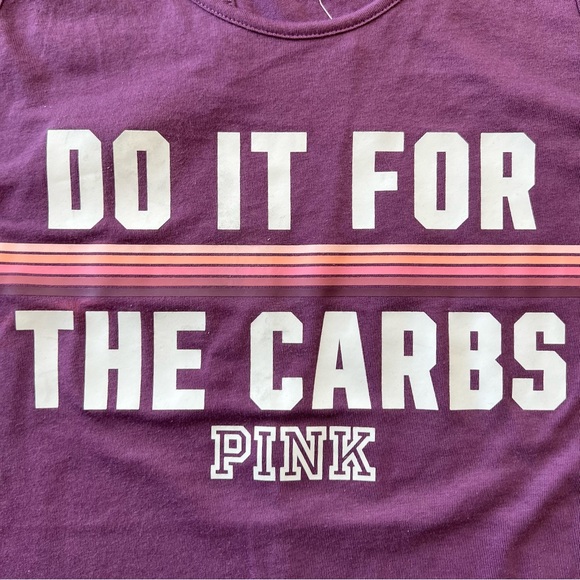 Victoria’s Secret PINK Do It For The Carbs Racerback Tank | Size Small - Picture 6 of 9